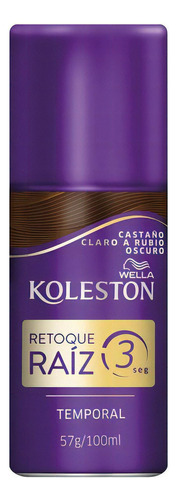 Kit Tinte Wella Professionals  Koleston Retoque de raíz 3 seg tono castaño claro a rubio oscuro para cabello