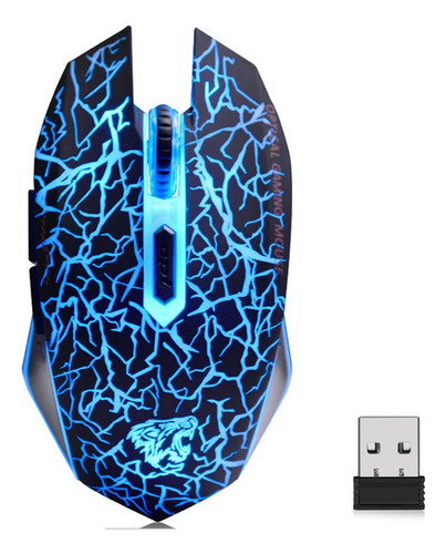 Tenmos M2 - Mouse Inalambrico Para Juegos, Mouse Optico Usb 