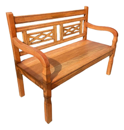 Banco Banqueta Jardim 1,50cm Madeira Rustica So Aqui