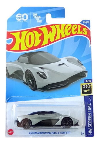 Hot Wheels Aston Martin Valhalla 007 James Bond Mattel Nuevo