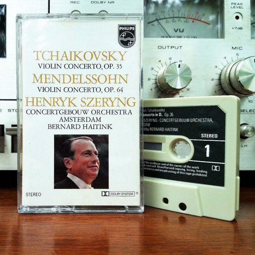 Tchaïkovsky  Mendelssohn Violin Concertos 1977  Cassette