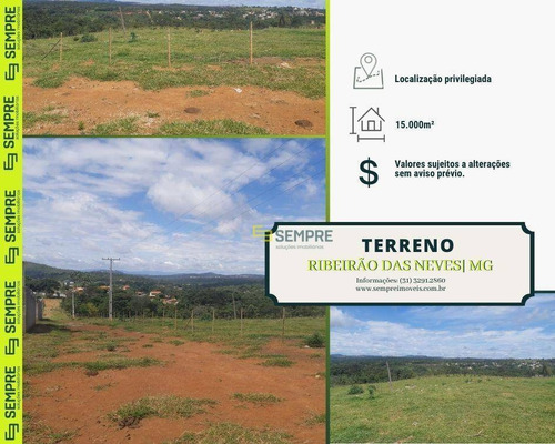 Imagem 1 de 24 de Terreno Para Alugar, 15.000 M² - Liberdade - Ribeirão Das Neves/mg - Te0038