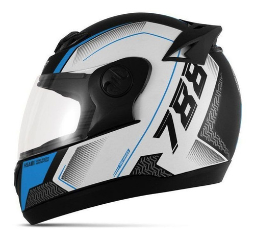 Imagem 2 de 7 de Capacete Evolution G6 788 Pro Series Viseira Cristal +brinde