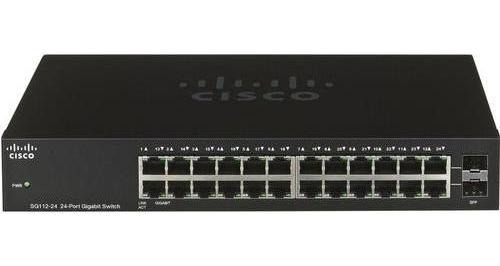 Switch Cisco Sg112-24 24 Puertos Gigabite + 2 Mini-gbic