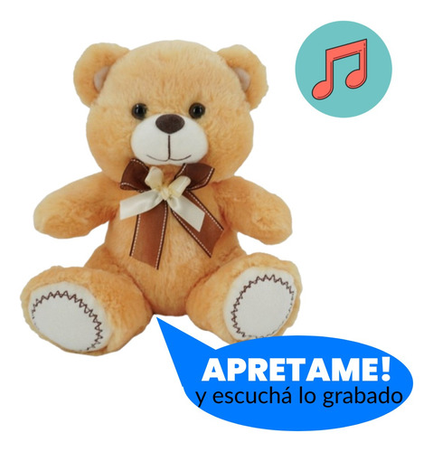 Peluche Personalizado Con Tu Voz Regalo Tendencia 2025