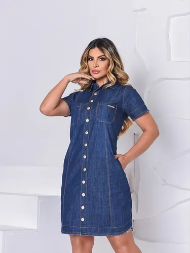 Vestido hotsell feminino jeans