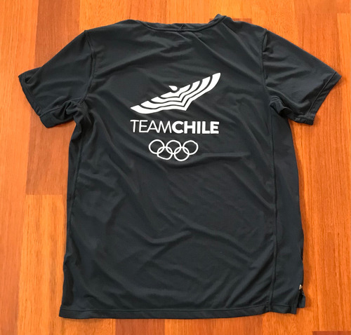 Camiseta Selección Chilena Comité Olímpico Talla M Azul (Usado)