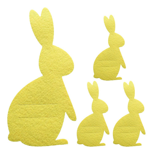4 Uds. De Soportes Para Cubiertos Y Utensilios De Amarillo