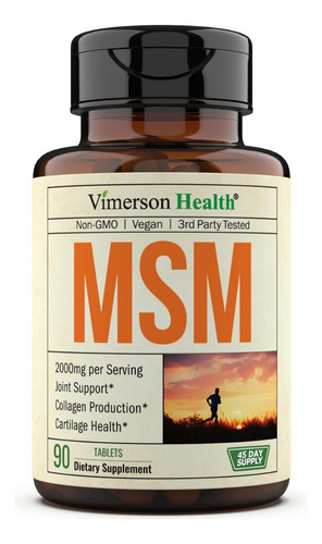 Msm 2000 Mg Vimerson Health 90 Tabletas