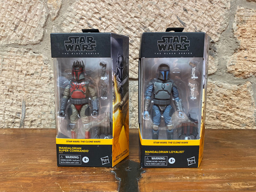 Star Wars Black Series Mandalorian Super Comando Loyalist (Usado)