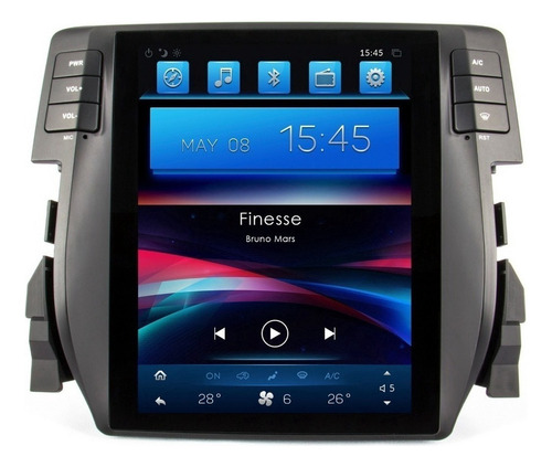Tesla Android Honda Civic 2016-2019 Wifi Gps Carplay Touch