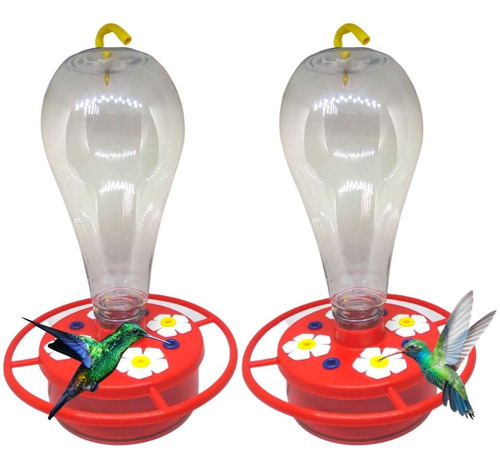 Bebederos Para Colibríes Americano X 2 Piezas