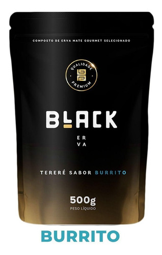 Erva Mate Burrito Tereré Black Qualidade Premium 500g