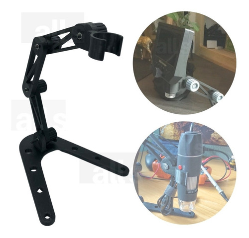 Imagem 1 de 6 de Suporte Articulado Base Microscópio Usb Digital Modular