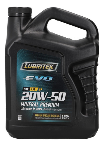 Aceite Para Moto Evo 20w-50 Mineral Sp 1 Gl