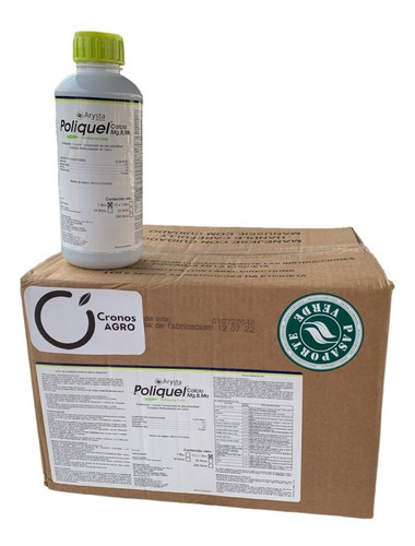 Poliquel Calcio Nutriente Foliar 1 Lt Caja Con 12 Piezas