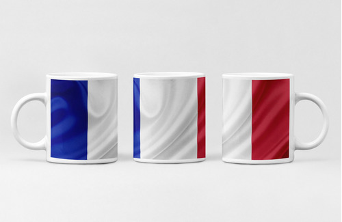 Caneca Bandeira Da França