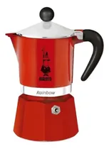 Comprar Cafetera Italiana Bialetti Rainbow 3 Tazas 130ml  Rojo