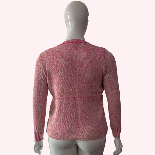 Imagem 3 de 4 de Blusa Feminina De Frio Cardigan Casaquinho Aberto Bege
