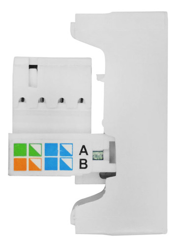 5 Pçs Módulo Tomada De Rede Lan Rj45 8 Fios Cat5e Slim Ilumi
