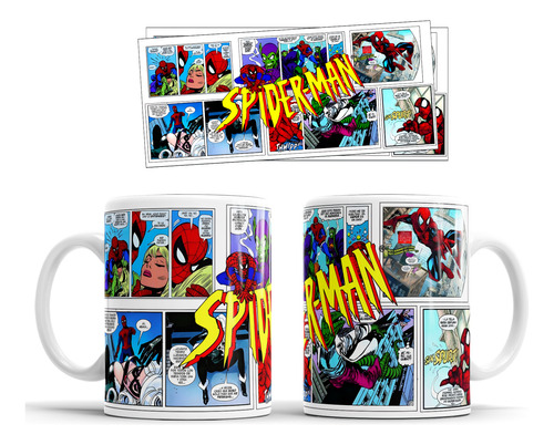 Marvel Avengers Taza Ceramica Mug 11oz Modelos A Elegir 