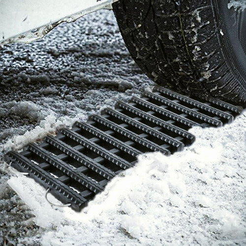 M-auto Juego De 2 Alfombrillas De Tracción De Neumáticos