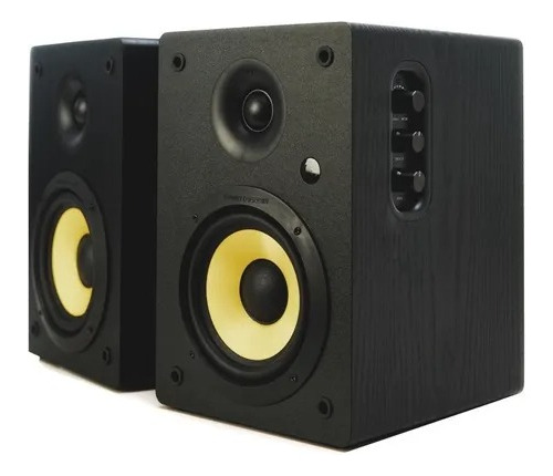 Cornetas Bluetooth Kurbis Madera Monitor Estudio Amplificada