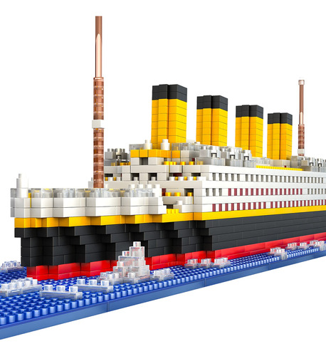 Seasun Titanic Ship Micro Mini - Juego De Bloques De Constru