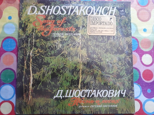 D.shostakovich Lp Song Of The Forests Sellado