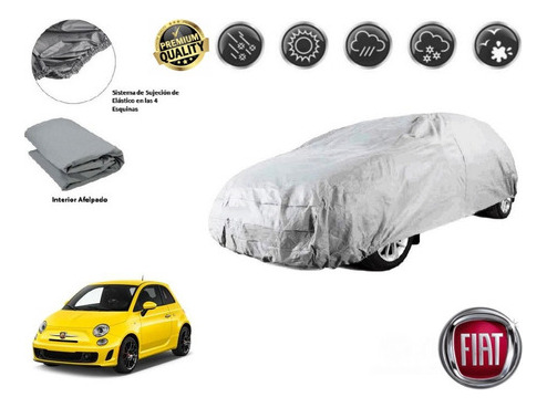 Funda Car Cover Afelpada Premium Fiat 500 1.4 Turbo 2016