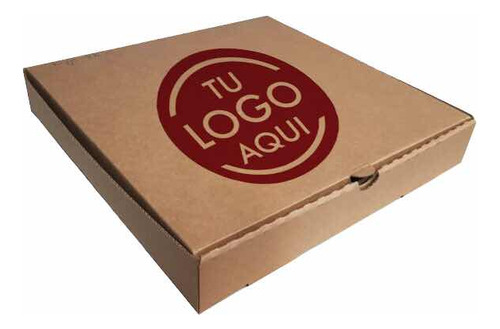 100 Cajas De Pizzas Personalizadas A Una Tinta