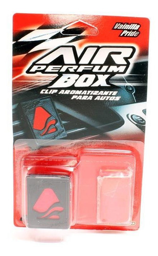 Imagen 1 de 5 de Air Perfum Box Clip Aromatizador + 4 Tabletas Vainilla 1.5gr