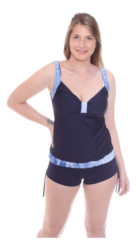 Imagen 4 de 8 de Malla Tankini Talle Grande Mujer Art 228