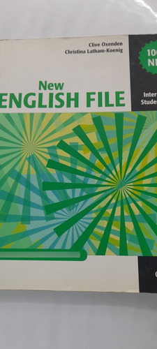 New English File Intermediate Students Book - Usado - Cd 924