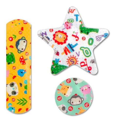 Curativo Estampado Infantil Caixa Com 30 Uni - Fisher Price