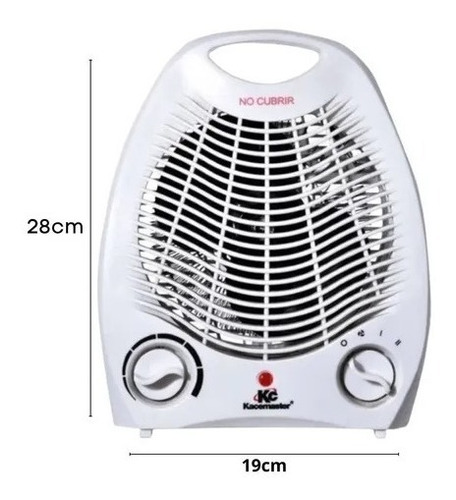 Imagen 2 de 8 de Caloventores Estufa 4 Unidades Eléctricos Calor