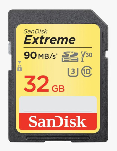 Imagem 2 de 2 de Sandisk Extreme Sdhc 90mb/s 32gb Ultra Hd 4k Full Hd 3d 600x