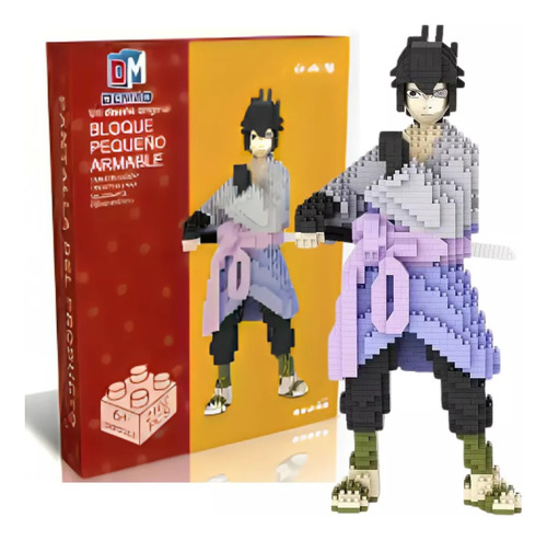 Armable Sasuke Uchiha Naruto Bloques De 2102 Piezas
