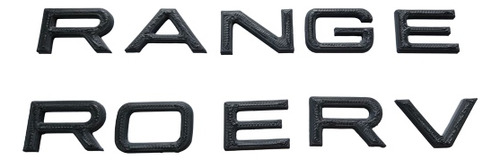 Emblema De Range Rover En Relieve