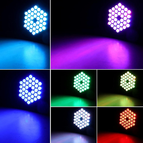 . Canhão De Leds Rgb Audiorrítmico Dmx Controle Remoto