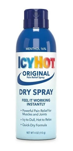 Icy Hot Medicado Spray Para Alivio Del Dolor De 3.7 Onzas