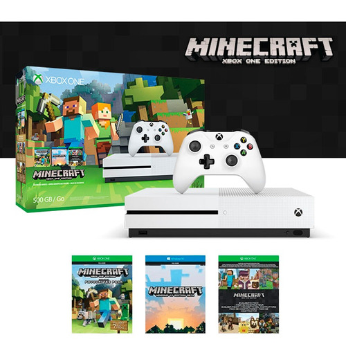 Xbox One S Microsoft 500gb Minecraft 