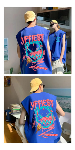 Camiseta Sin Mangas De Verano Para Hombre, Moderna Camiseta