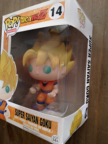 Funko Pop Super Saiyan Goku Nro. 14, Traido De Usa