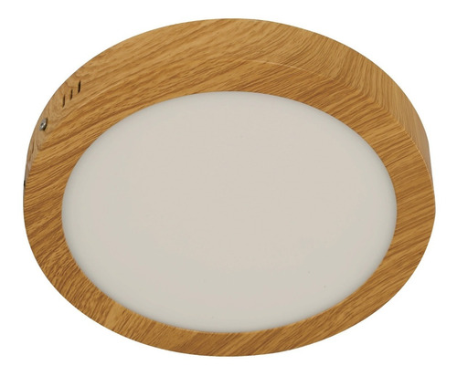 Plafon Led 18w Imitación Madera Luz Fría