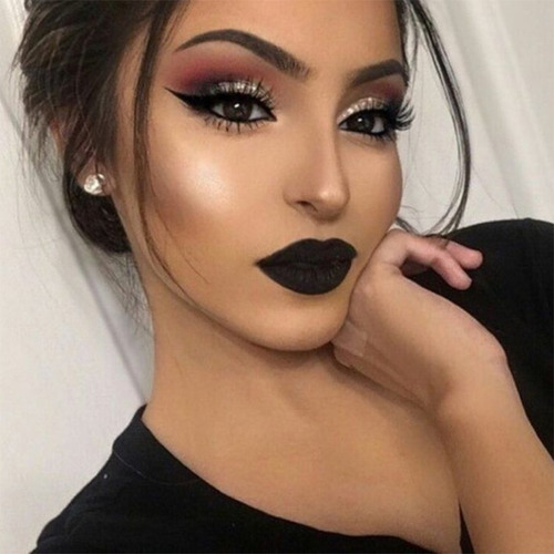 Labial Liquido Mate Ultra Fijacion Color Negro