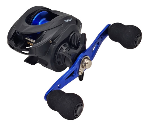 Imagen 3 de 6 de Reel Huevito Beast Blue Snake 103 Baitcasting 3 Rulemanes