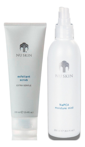 Exfoliante Scrub Facial Y Napca Spary Hidratante Nuskin Kit