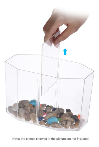 Imagen 6 de 7 de Pequeño Tanque De Peces Acuario Betta Box Criador Casa