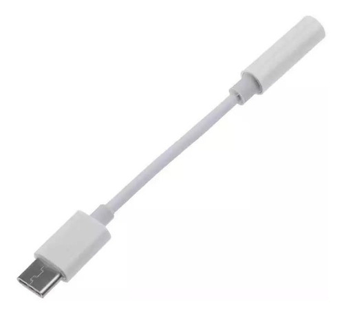 Adaptador Usb-c Auxiliar Audio 3.5mm Celular Tablet Portátil